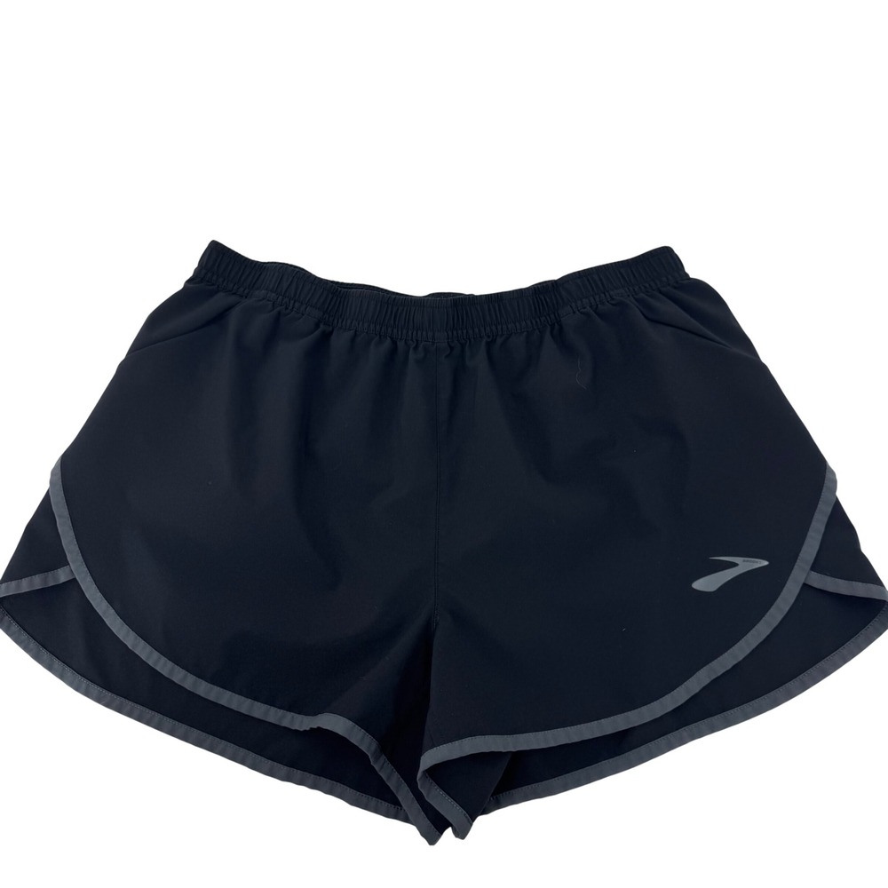Brooks Running Shorts Women's Black Athletic‎ Activewear Performance Size M - Picture 2 of 9